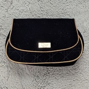 Dior Parfums Black Velvet Cosmetic Bag